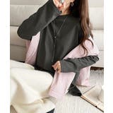 品よく、楽ちん。大人の余裕が漂う。シルケット素材 レイヤード ラウンドヘム | Classical Elf | 詳細画像17