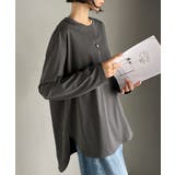 品よく、楽ちん。大人の余裕が漂う。シルケット素材 レイヤード ラウンドヘム | Classical Elf | 詳細画像28