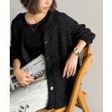 エアリーな抜け感。大人のリボンヤーン前後2wayニットカーディガン（長袖） | Classical Elf  | 詳細画像8 