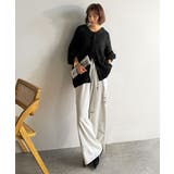 エアリーな抜け感。大人のリボンヤーン前後2wayニットカーディガン（長袖） | Classical Elf  | 詳細画像10 