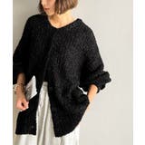 エアリーな抜け感。大人のリボンヤーン前後2wayニットカーディガン（長袖） | Classical Elf  | 詳細画像11 