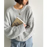 エアリーな抜け感。大人のリボンヤーン前後2wayニットカーディガン（長袖） | Classical Elf  | 詳細画像20 