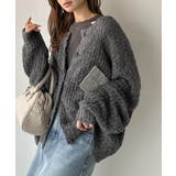 エアリーな抜け感。大人のリボンヤーン前後2wayニットカーディガン（長袖） | Classical Elf  | 詳細画像23 