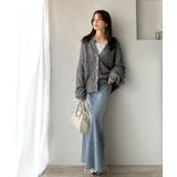 エアリーな抜け感。大人のリボンヤーン前後2wayニットカーディガン（長袖） | Classical Elf  | 詳細画像24 