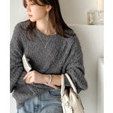 エアリーな抜け感。大人のリボンヤーン前後2wayニットカーディガン（長袖） | Classical Elf  | 詳細画像25 