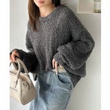 エアリーな抜け感。大人のリボンヤーン前後2wayニットカーディガン（長袖） | Classical Elf  | 詳細画像26 