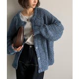 エアリーな抜け感。大人のリボンヤーン前後2wayニットカーディガン（長袖） | Classical Elf  | 詳細画像27 