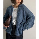 エアリーな抜け感。大人のリボンヤーン前後2wayニットカーディガン（長袖） | Classical Elf  | 詳細画像29 