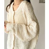 エアリーな抜け感。大人のリボンヤーン前後2wayニットカーディガン（長袖） | Classical Elf  | 詳細画像35 