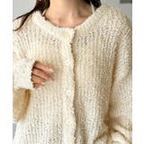 エアリーな抜け感。大人のリボンヤーン前後2wayニットカーディガン（長袖） | Classical Elf  | 詳細画像36 