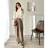 エアリーな抜け感。大人のリボンヤーン前後2wayニットカーディガン（長袖） | Classical Elf  | 詳細画像4 