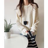 ふんわり愛されスタイル♪前後2wayヘンリーネックニット(長袖) | Classical Elf | 詳細画像7