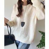 ふんわり愛されスタイル♪前後2wayヘンリーネックニット(長袖) | Classical Elf | 詳細画像8