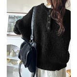 ふんわり愛されスタイル♪前後2wayヘンリーネックニット(長袖) | Classical Elf | 詳細画像14