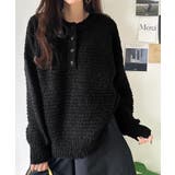 ふんわり愛されスタイル♪前後2wayヘンリーネックニット(長袖) | Classical Elf | 詳細画像15