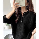 ふんわり愛されスタイル♪前後2wayヘンリーネックニット(長袖) | Classical Elf | 詳細画像16