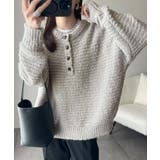 ふんわり愛されスタイル♪前後2wayヘンリーネックニット(長袖) | Classical Elf | 詳細画像17