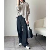 ふんわり愛されスタイル♪前後2wayヘンリーネックニット(長袖) | Classical Elf | 詳細画像18