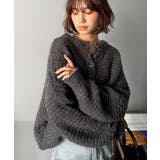 ふんわり愛されスタイル♪前後2wayヘンリーネックニット(長袖) | Classical Elf | 詳細画像25