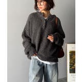 ふんわり愛されスタイル♪前後2wayヘンリーネックニット(長袖) | Classical Elf | 詳細画像27