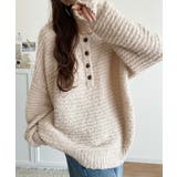 ふんわり愛されスタイル♪前後2wayヘンリーネックニット(長袖) | Classical Elf | 詳細画像37