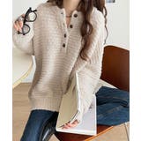 ふんわり愛されスタイル♪前後2wayヘンリーネックニット(長袖) | Classical Elf | 詳細画像38