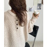 ふんわり愛されスタイル♪前後2wayヘンリーネックニット(長袖) | Classical Elf | 詳細画像40