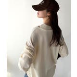 一枚着るだけで、大人の抜け感を演出♪レイヤード風ニットトップス（長袖） | Classical Elf  | 詳細画像5 