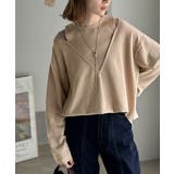 一枚着るだけで、大人の抜け感を演出♪レイヤード風ニットトップス（長袖） | Classical Elf  | 詳細画像24 