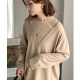 一枚着るだけで、大人の抜け感を演出♪レイヤード風ニットトップス（長袖） | Classical Elf  | 詳細画像25 