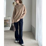 一枚着るだけで、大人の抜け感を演出♪レイヤード風ニットトップス（長袖） | Classical Elf  | 詳細画像26 