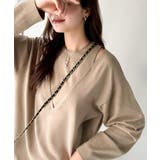 一枚着るだけで、大人の抜け感を演出♪レイヤード風ニットトップス（長袖） | Classical Elf  | 詳細画像27 