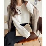 ゆるリブの抜け感。ドルマン袖クルーネックニットトップス(長袖) | Classical Elf | 詳細画像6