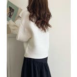 ゆるリブの抜け感。ドルマン袖クルーネックニットトップス(長袖) | Classical Elf | 詳細画像8