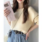 ゆるリブの抜け感。ドルマン袖クルーネックニットトップス(長袖) | Classical Elf | 詳細画像9