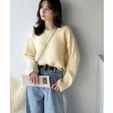 ゆるリブの抜け感。ドルマン袖クルーネックニットトップス(長袖) | Classical Elf | 詳細画像13