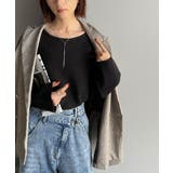 ゆるリブの抜け感。ドルマン袖クルーネックニットトップス(長袖) | Classical Elf | 詳細画像19