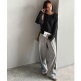 ゆるリブの抜け感。ドルマン袖クルーネックニットトップス(長袖) | Classical Elf | 詳細画像21