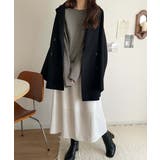 ゆるリブの抜け感。ドルマン袖クルーネックニットトップス(長袖) | Classical Elf | 詳細画像32