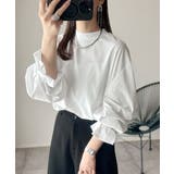 ひとさじの甘さ。微光沢仕立て、シルケット加工ハイネックキャンディスリーブTシャツ… | Classical Elf  | 詳細画像6 