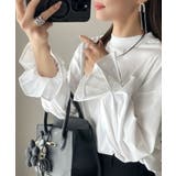 ひとさじの甘さ。微光沢仕立て、シルケット加工ハイネックキャンディスリーブTシャツ… | Classical Elf  | 詳細画像7 