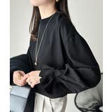 ひとさじの甘さ。微光沢仕立て、シルケット加工ハイネックキャンディスリーブTシャツ… | Classical Elf  | 詳細画像10 