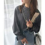 ひとさじの甘さ。微光沢仕立て、シルケット加工ハイネックキャンディスリーブTシャツ… | Classical Elf  | 詳細画像16 