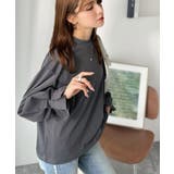 ひとさじの甘さ。微光沢仕立て、シルケット加工ハイネックキャンディスリーブTシャツ… | Classical Elf  | 詳細画像19 