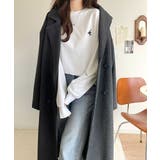 後ろ姿も、抜かりなく。胸刺繍 シルケット素材 ゆったりシルエット | Classical Elf | 詳細画像7