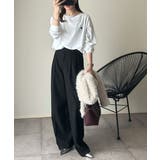 後ろ姿も、抜かりなく。胸刺繍 シルケット素材 ゆったりシルエット | Classical Elf | 詳細画像12