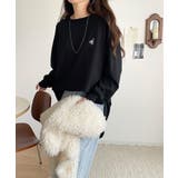 後ろ姿も、抜かりなく。胸刺繍 シルケット素材 ゆったりシルエット | Classical Elf | 詳細画像23