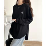 後ろ姿も、抜かりなく。胸刺繍 シルケット素材 ゆったりシルエット | Classical Elf | 詳細画像26