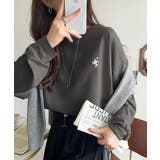 後ろ姿も、抜かりなく。胸刺繍 シルケット素材 ゆったりシルエット | Classical Elf | 詳細画像27