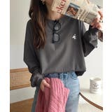 後ろ姿も、抜かりなく。胸刺繍 シルケット素材 ゆったりシルエット | Classical Elf | 詳細画像29